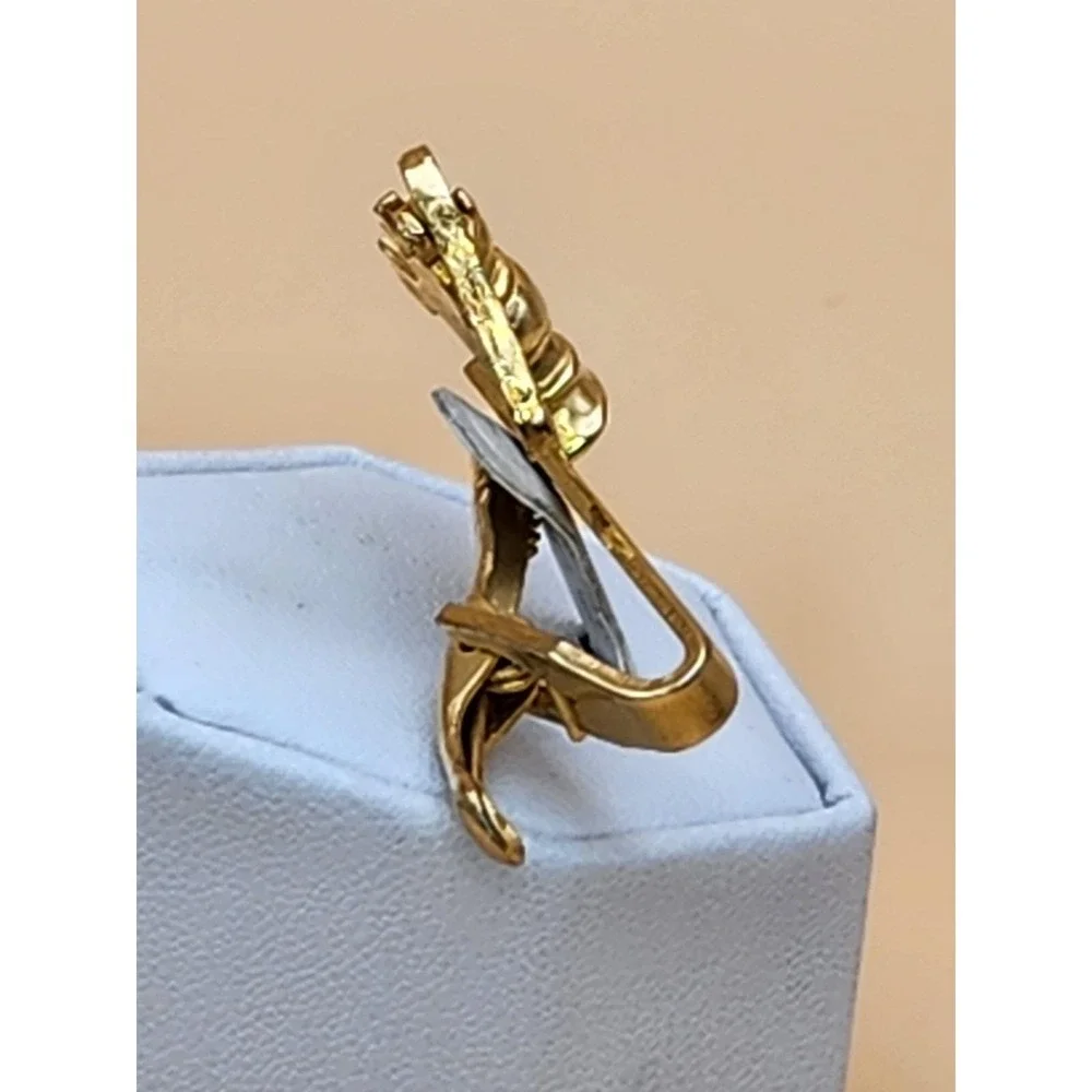 Vtg Water Pump Faucet Movable Handle Gold Plate Tie Clip Bar Tack FREE $HIPPING!